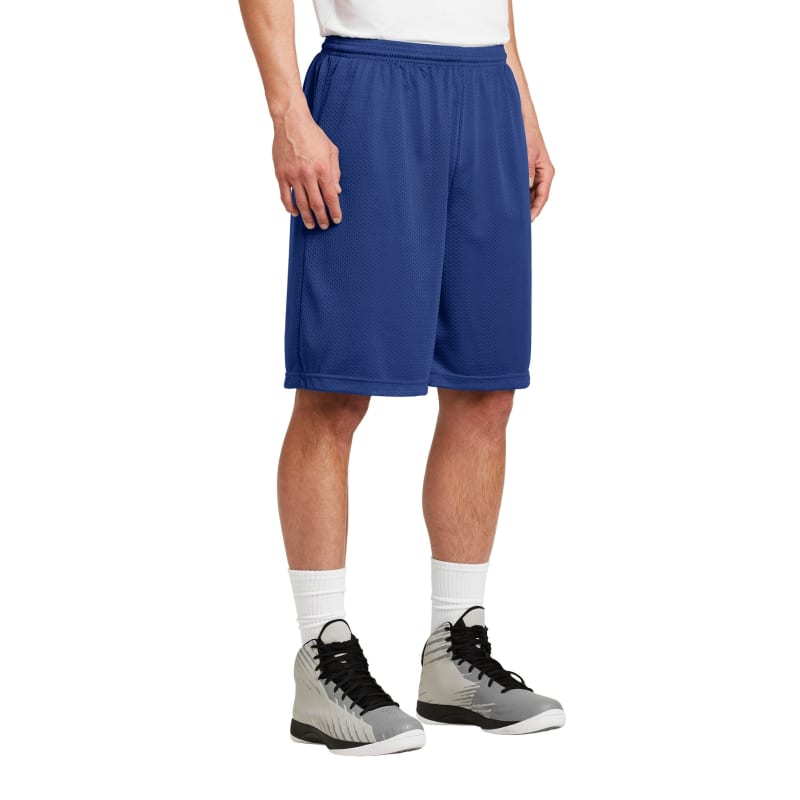 Sport-Tek Long PosiCharge Classic Mesh Short. 10