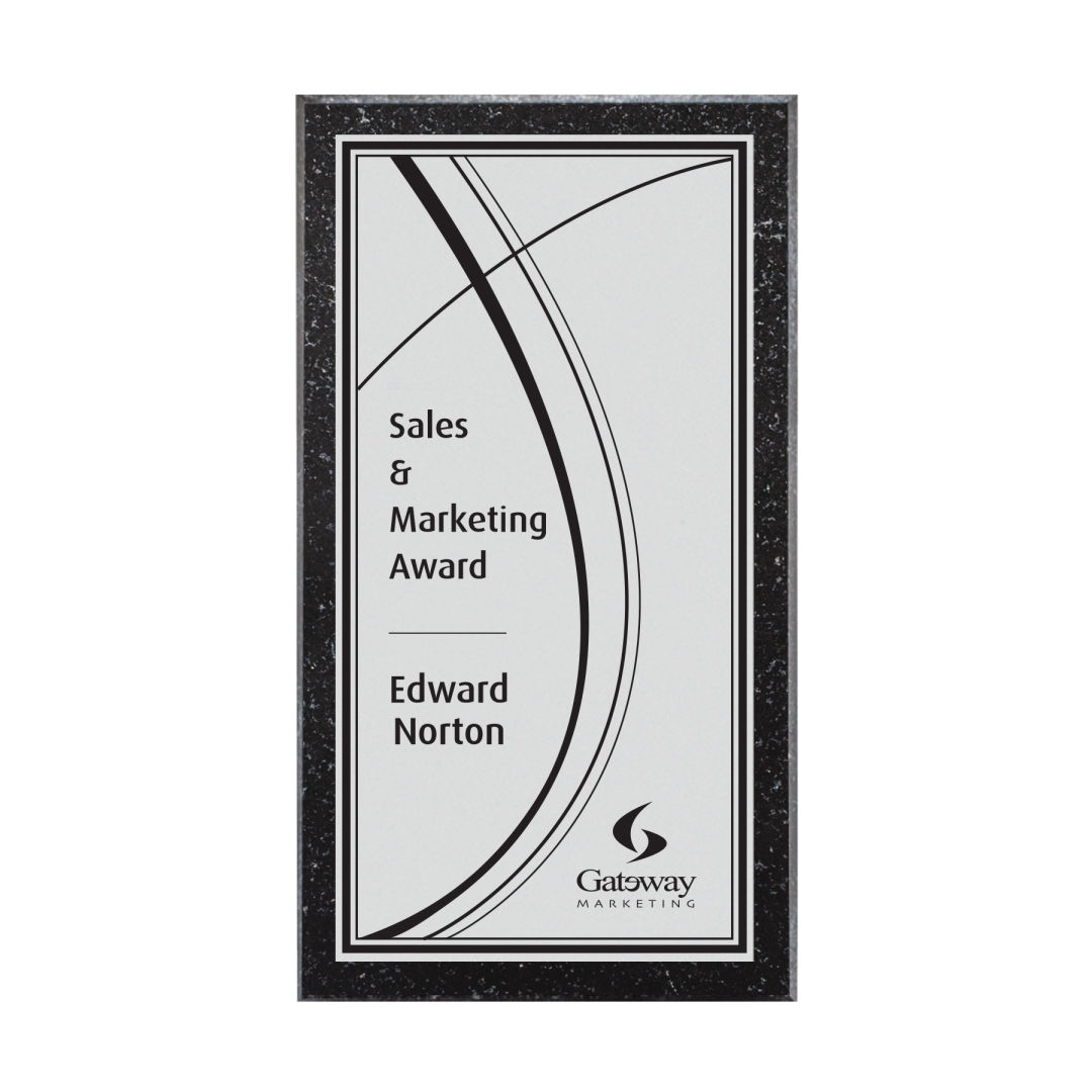 Baltimore/Everett Plaque - Silver/Tall 4