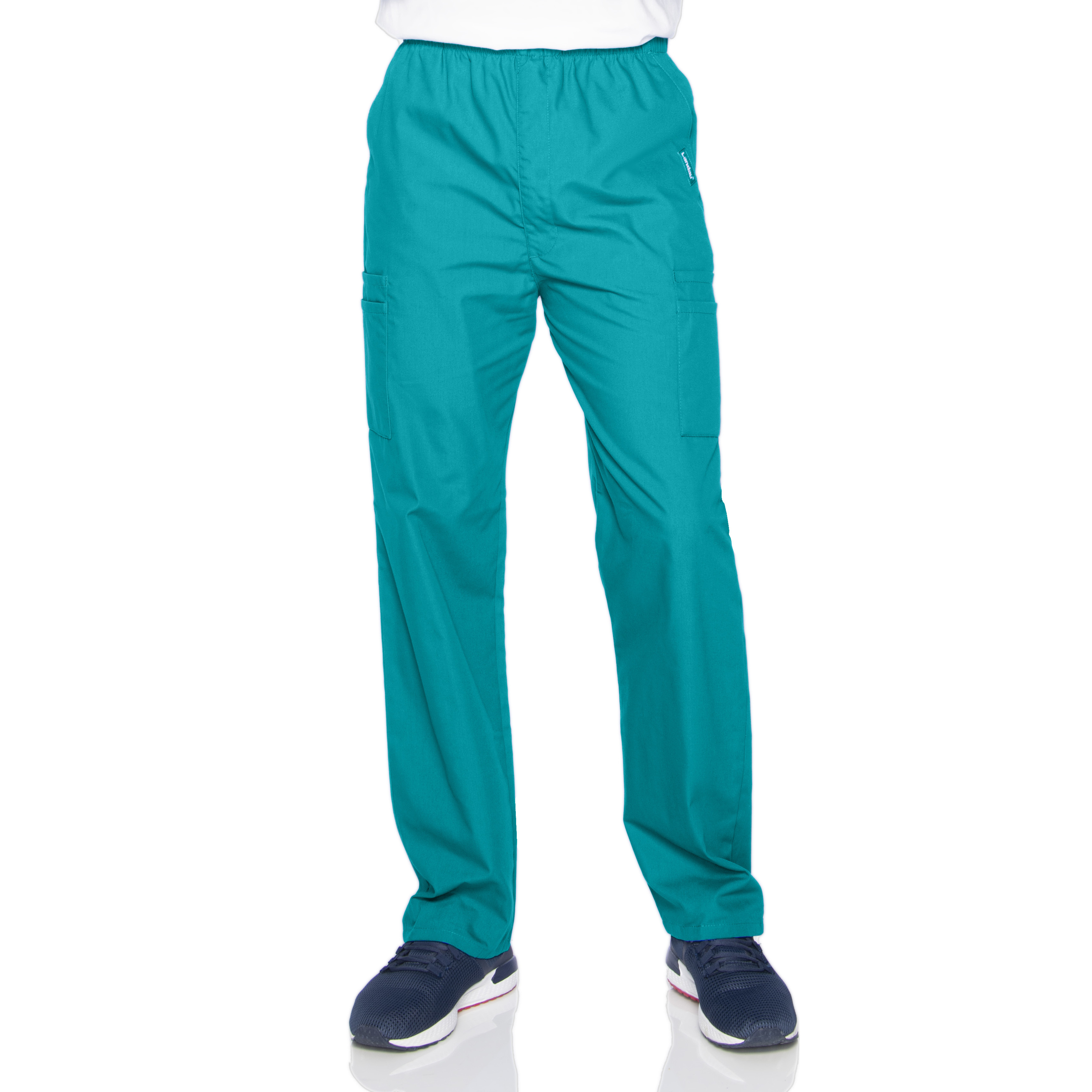 Landau - Essentials - Men's Seven-Pocket High-Rise Elastic Waist Cargo Pant 40