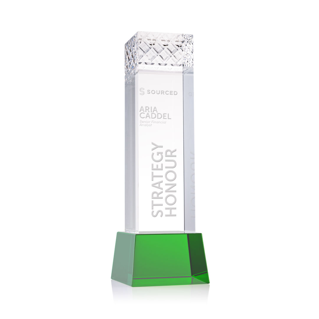 Velson Award on Base - Green 4