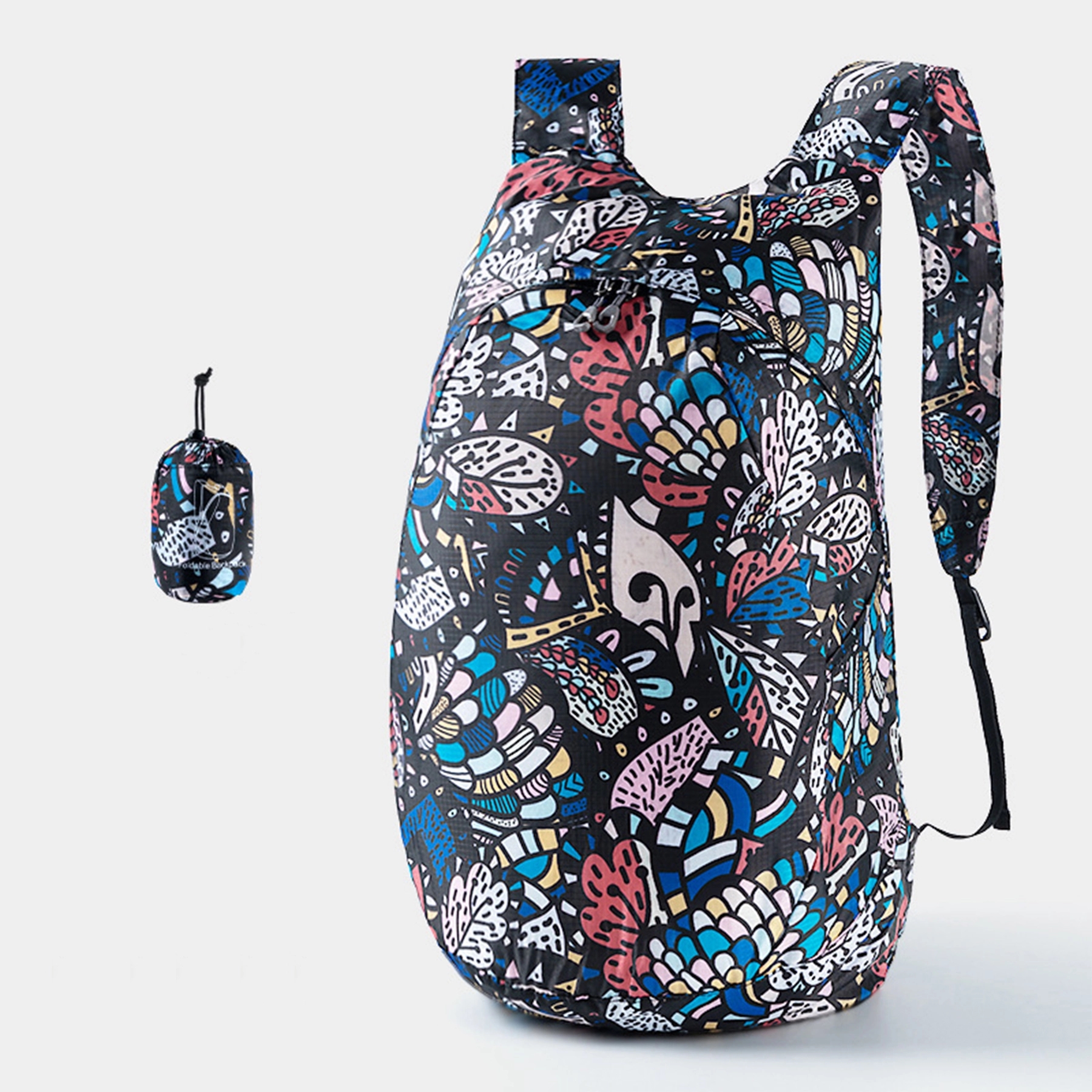 Packable Portable Folding Backpack 15