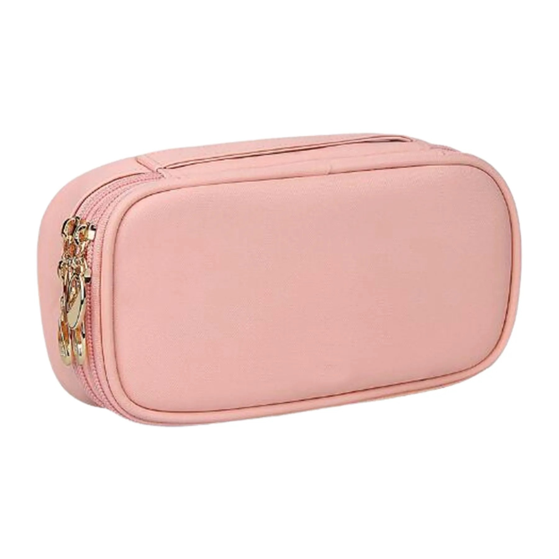 Double Layer Travel Pu Makeup Organizer 2