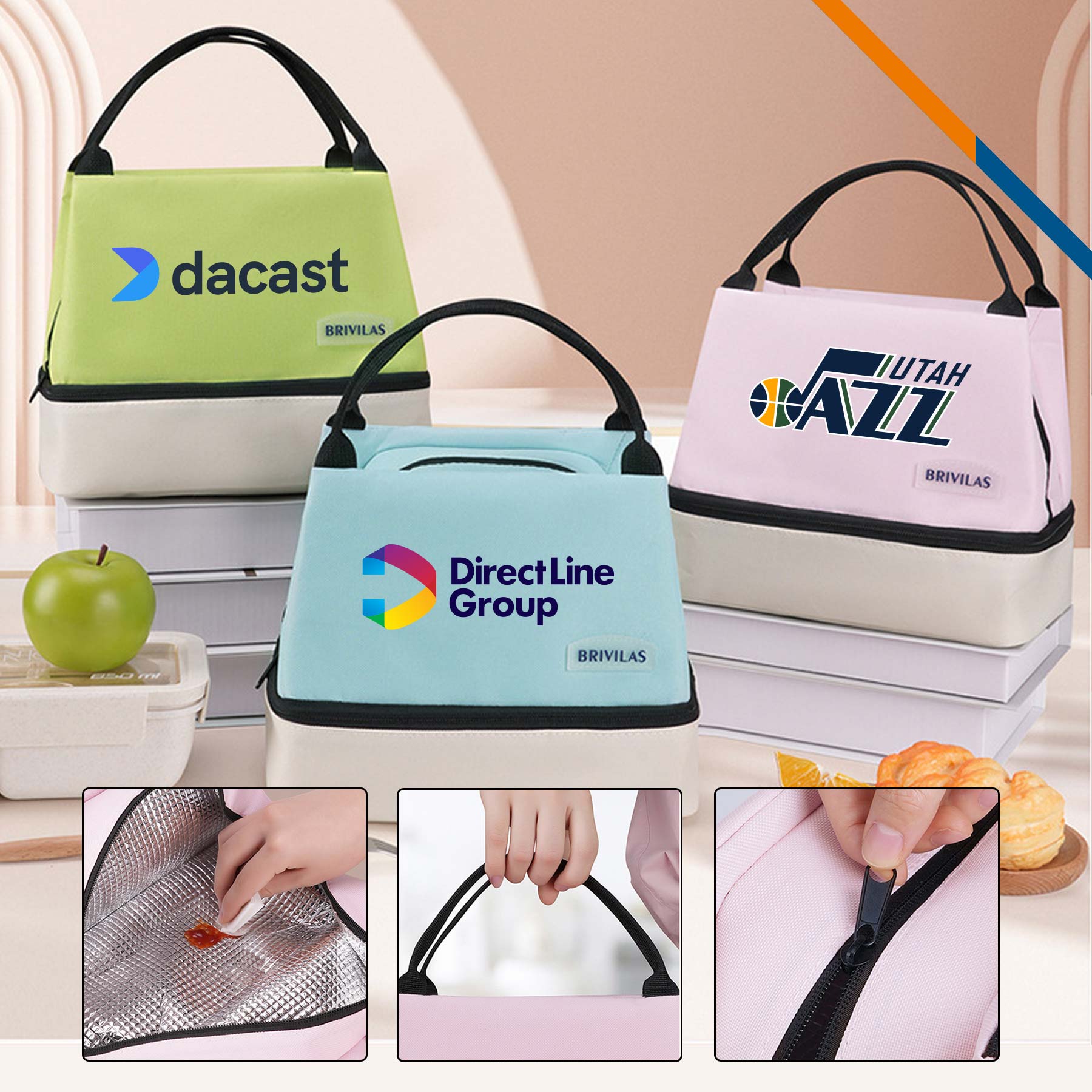 Aluna Double Layer Insulated Cooler Bag 4