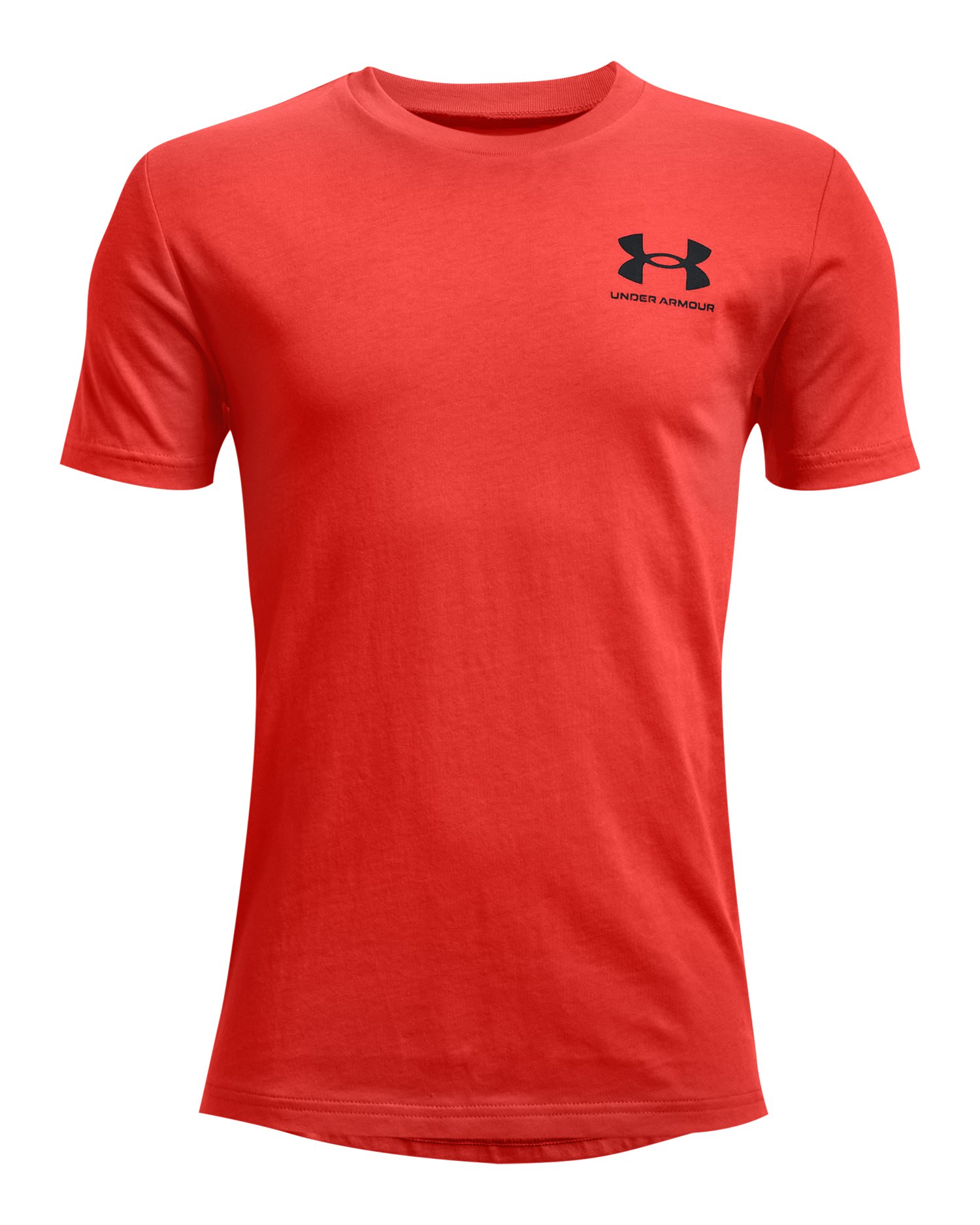 UA Left Chest Logo Boys' Short Sleeve 10