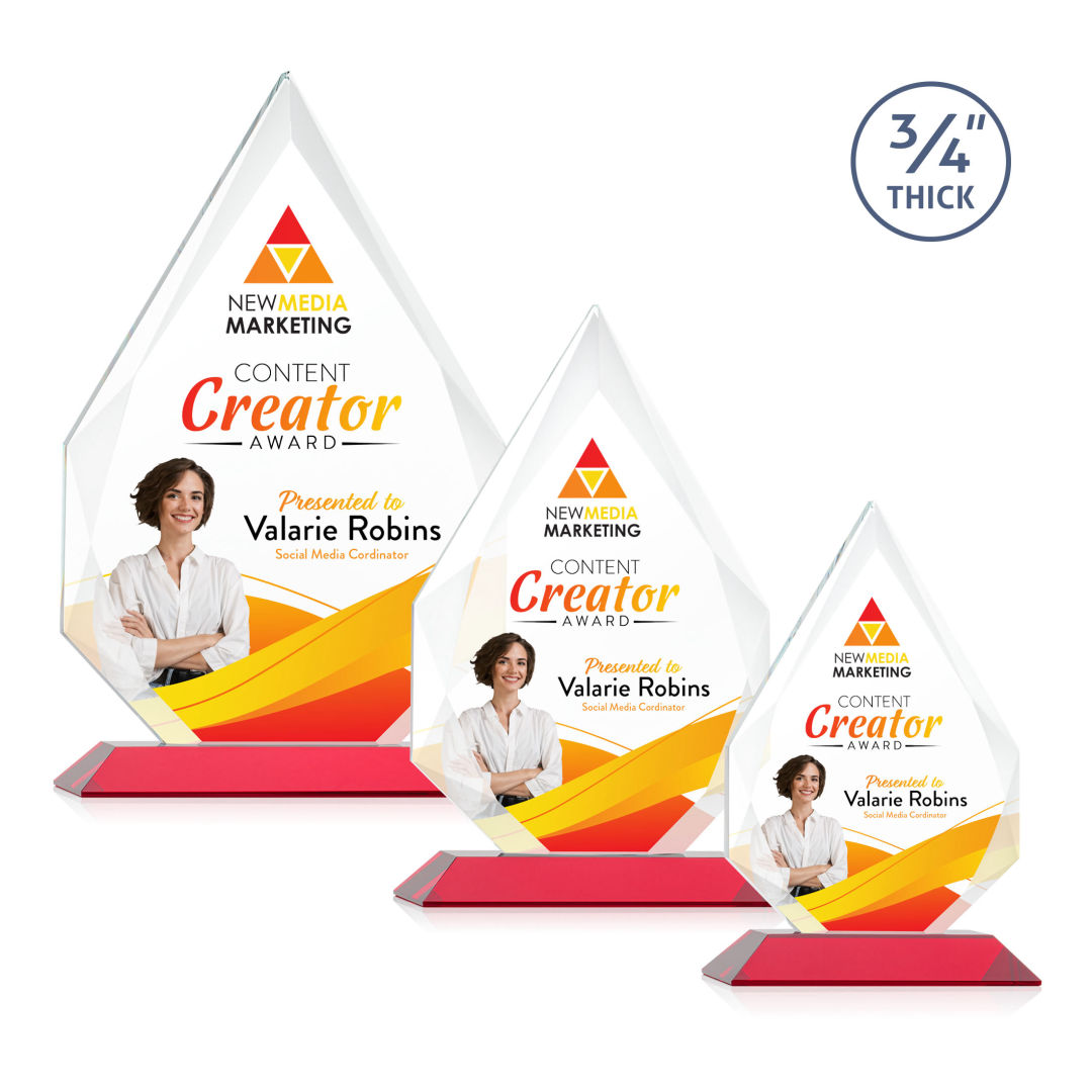 Hawthorne VividPrint™ Award - Red 7