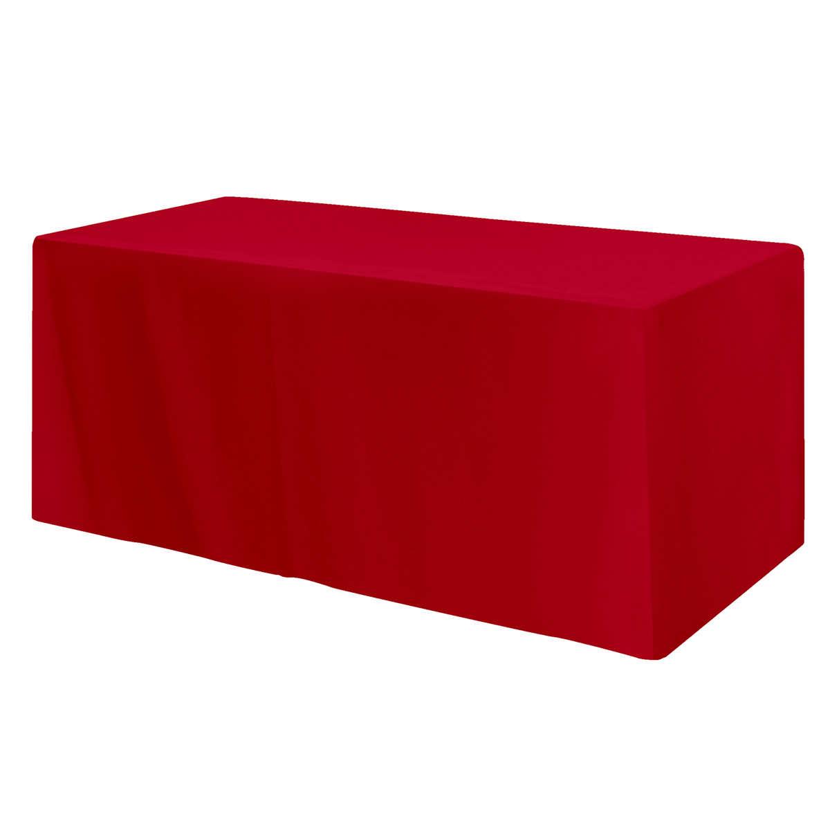 Fitted Poly/Cotton 3-sided Table Cover - fits 6' standard table 5