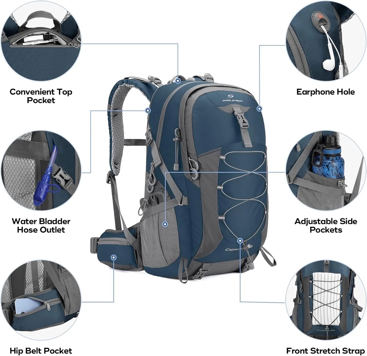 Waterproof Hiking Backpack 6