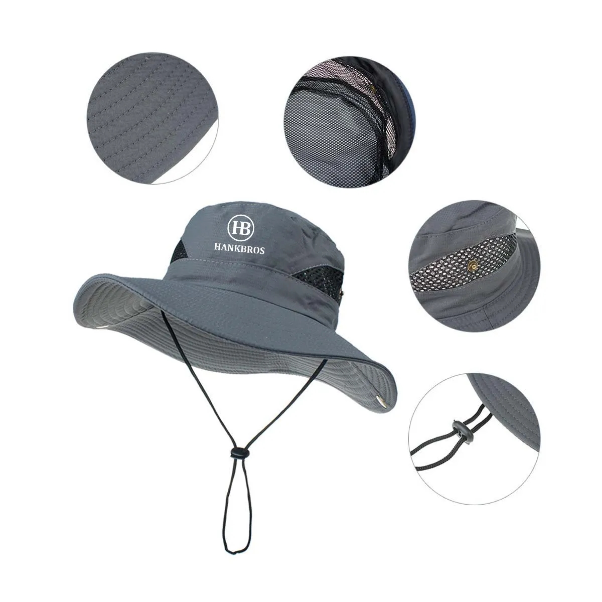 Men's Foldable Fishing Hat Wide Birm 1