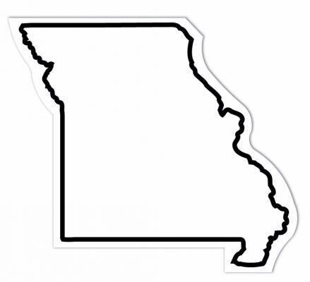 Missouri State Shape Magnet - Full Color 2