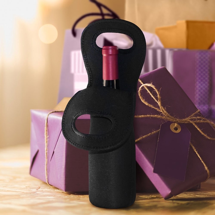 iBank ® 1-Bottle Neoprene Wine Carrier Tote Bag, Bottle Holder 2