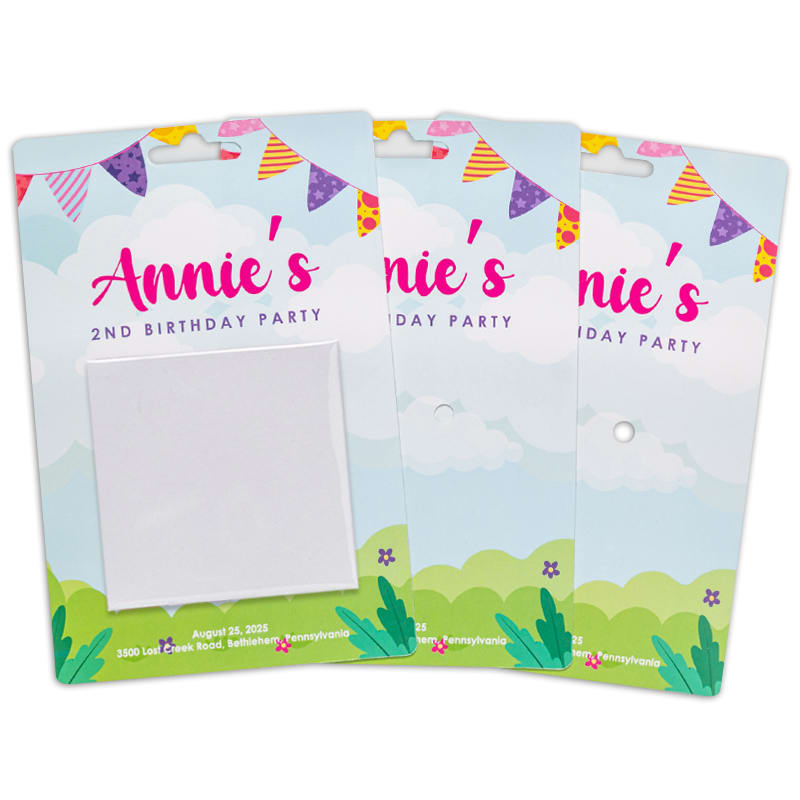 2" Square X 1 Button Packs 5