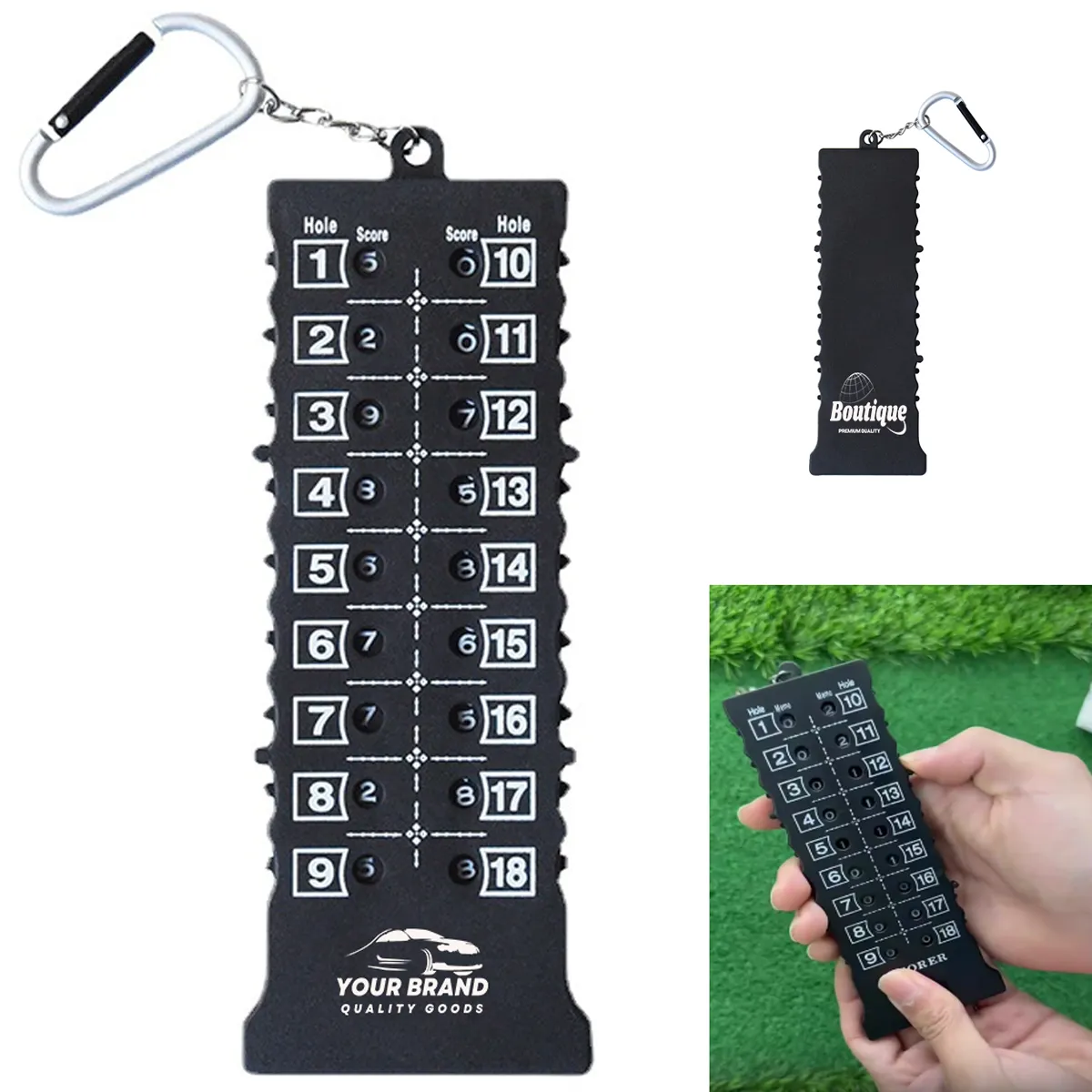 18-Shot Golf Stroke Counter Score Tool Digital Tally Keeper 2