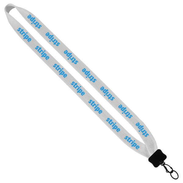3/4" Cotton Lanyard with Plastic Clamshell & O-Ring 105