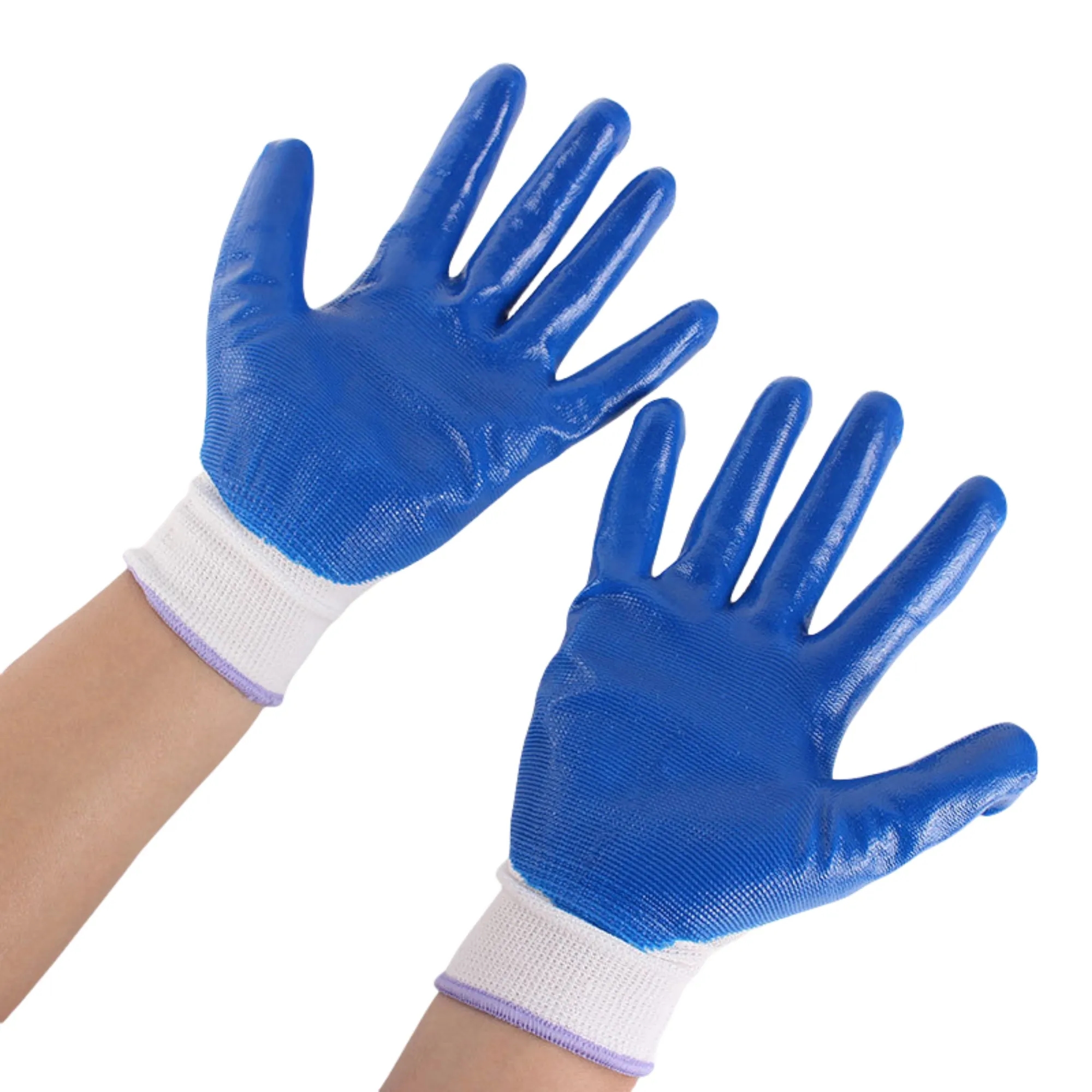 Heavy-Duty Safety Gloves - Nitrile Grip 7