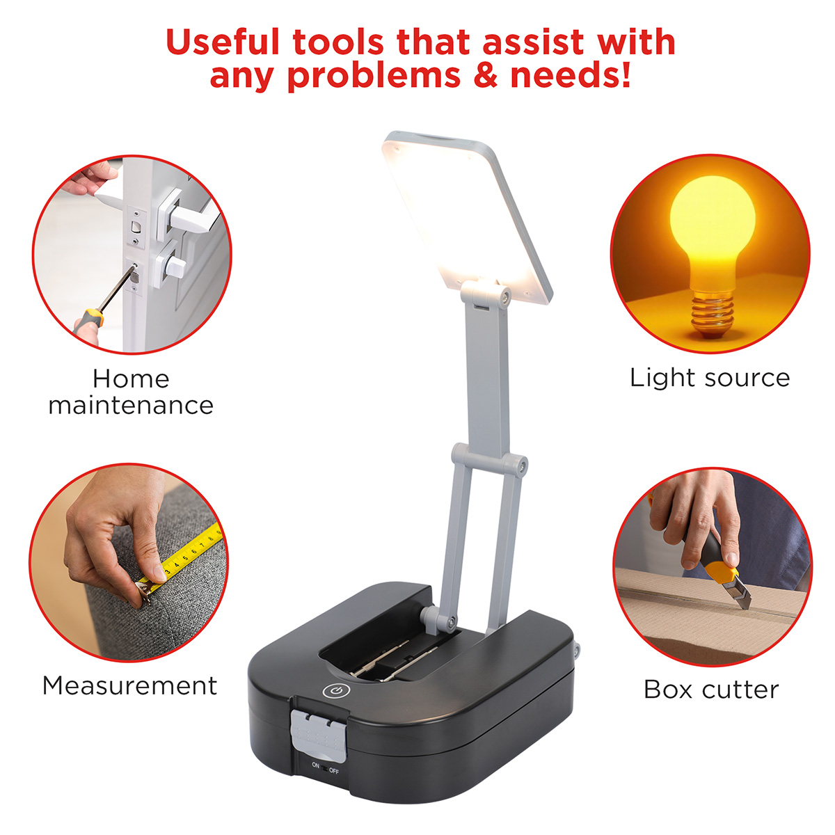 Best Buddy Tools ® Retractable LED Worklight Tool Kit 6