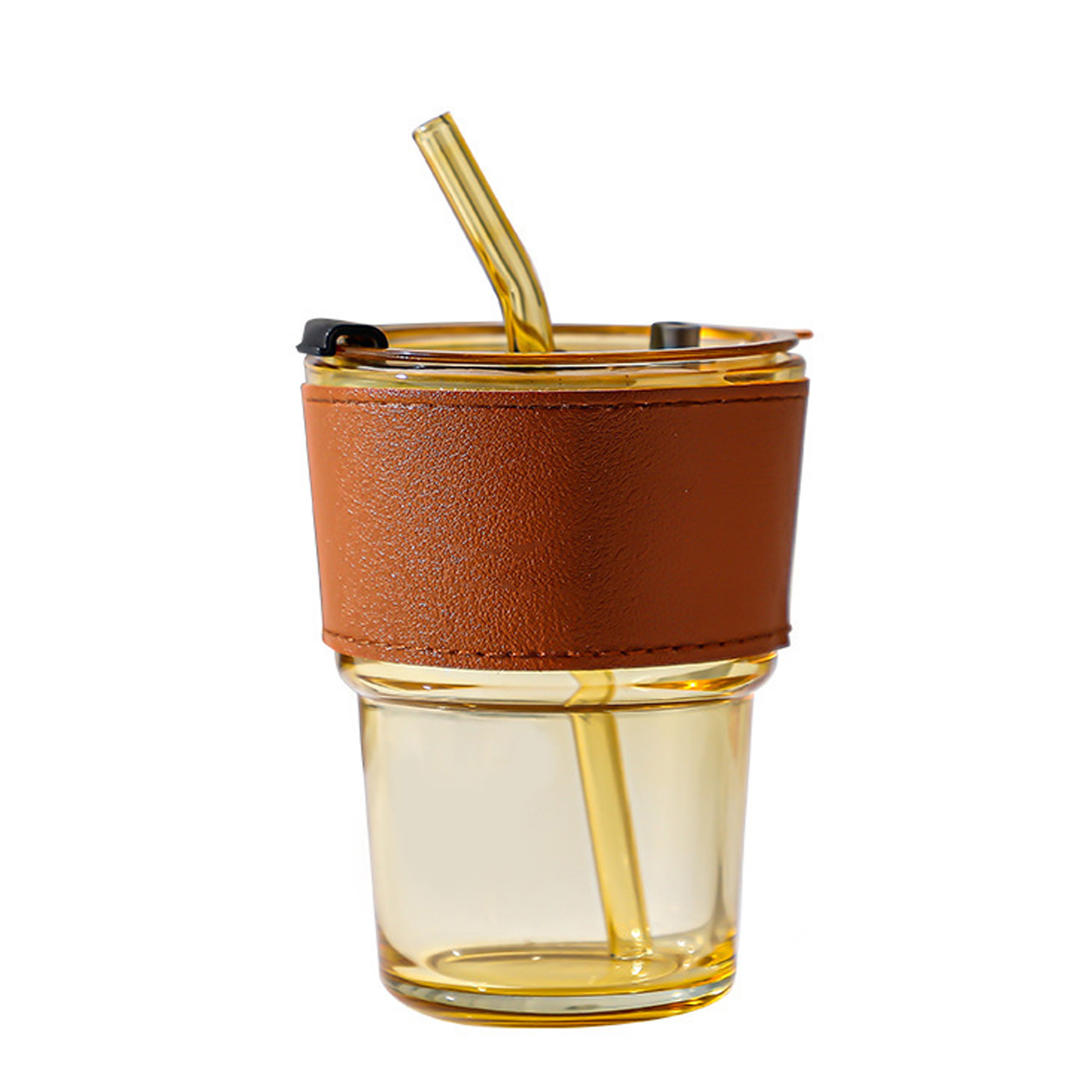 Glass Tumbler With Straw 3