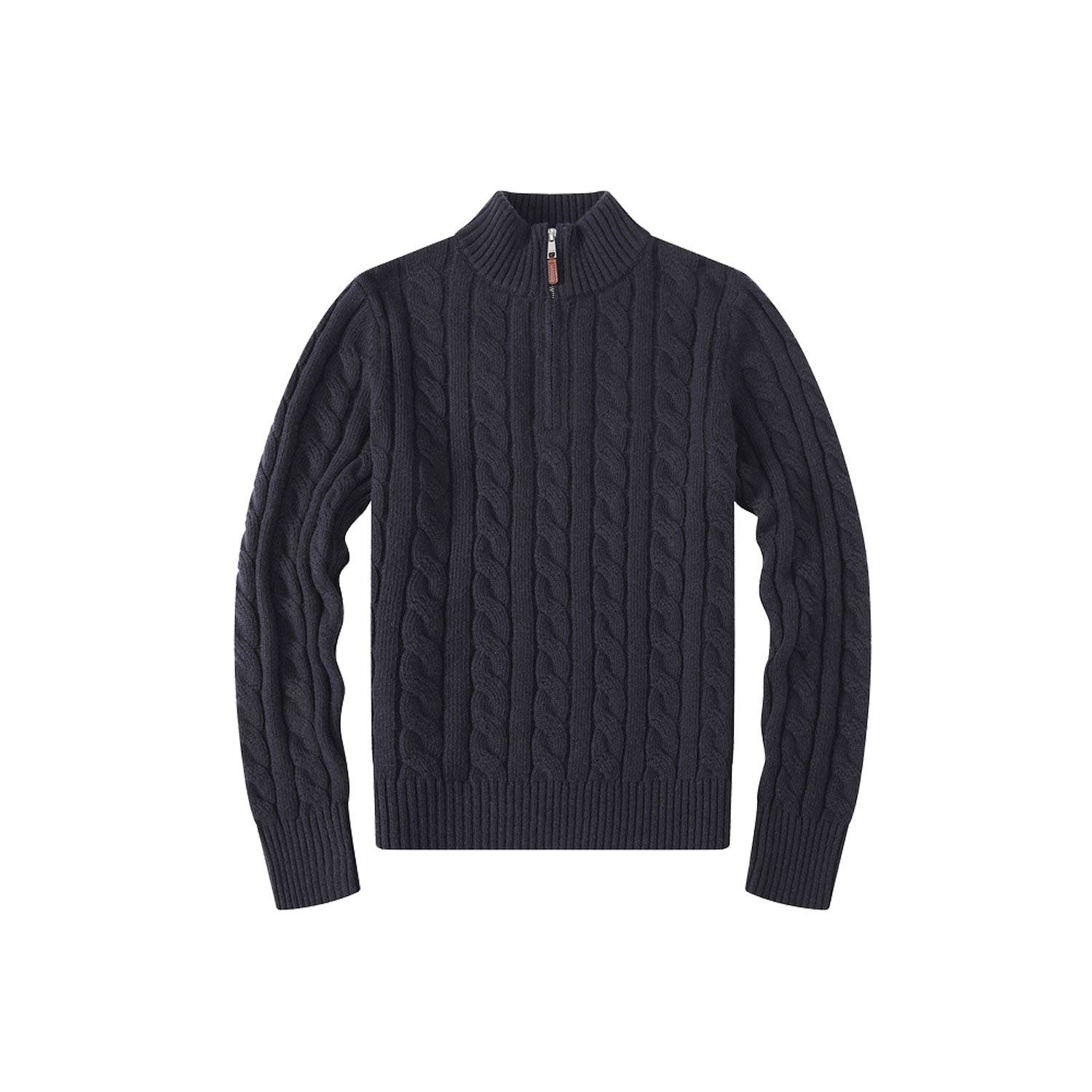 Cozy Winter Warm Long Sleeve Wool Sweater, custom hoodie or sweatshirt with logo imprint 2