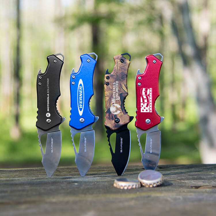 Blue Fuse - Pocket Knife & Bottle Opener 4