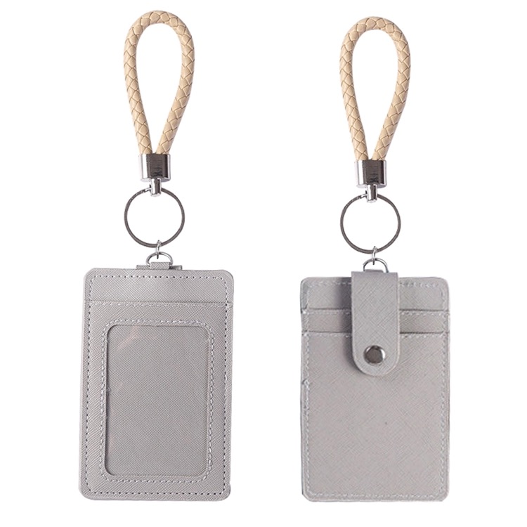 PU Leather Card Holder with Key ring 5