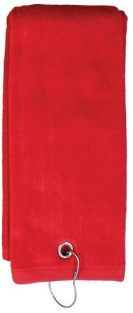 Tri Fold Sport Towel w/Center Grommet & Hook 4