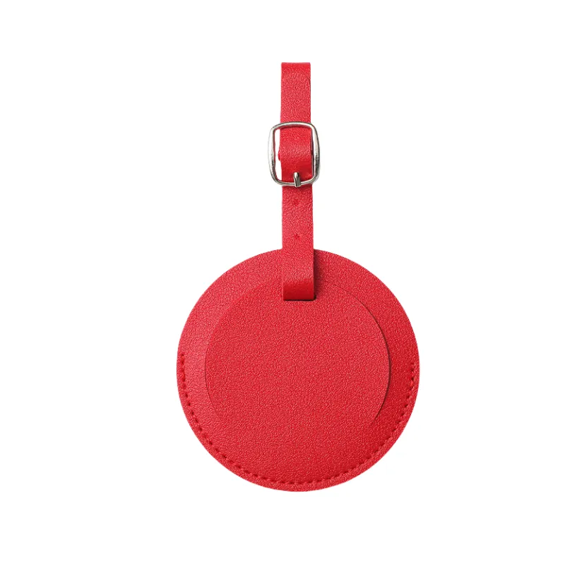 Round PU Luggage Tags 5