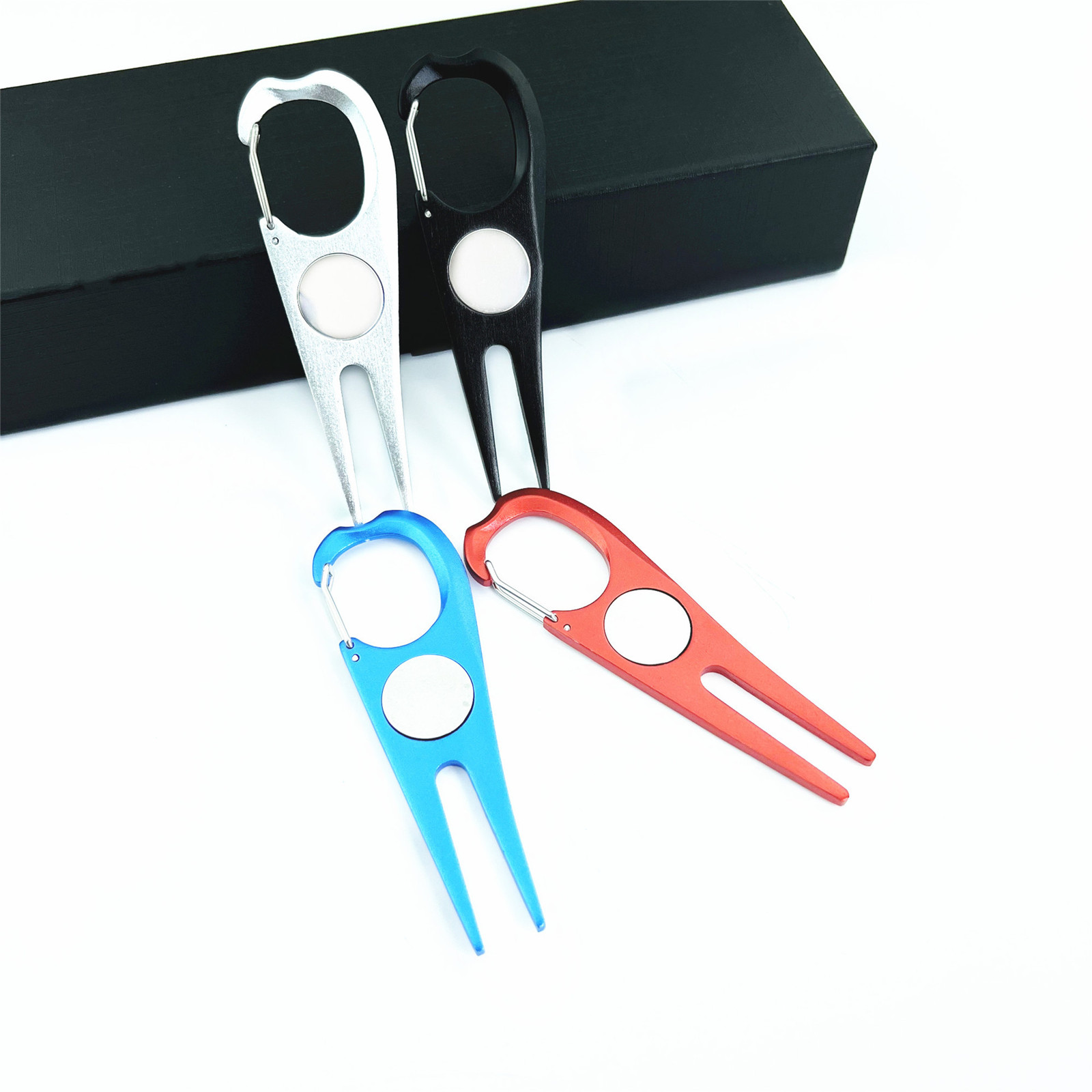 Metal Golf Divot Repair Tool Ball Markers 4
