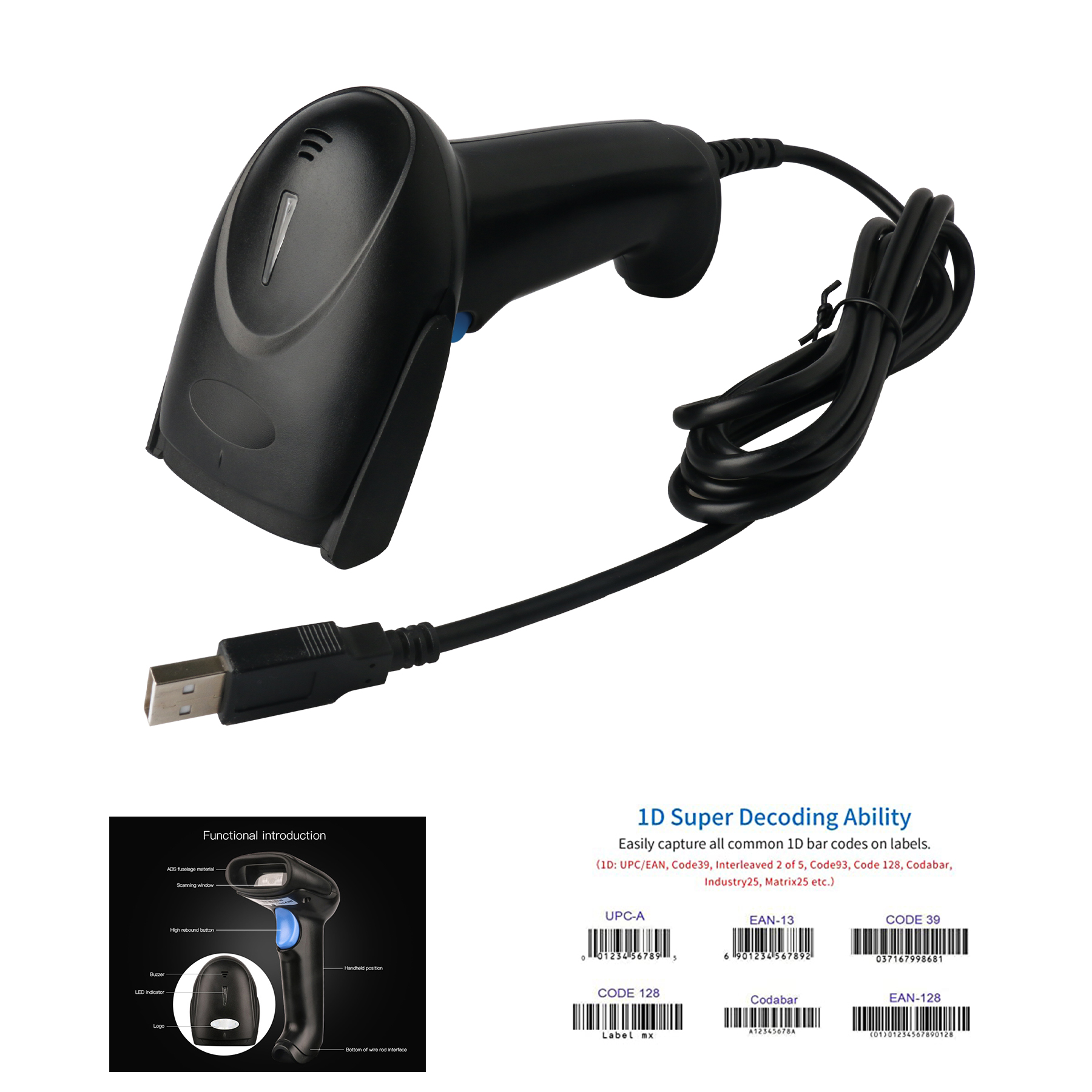 1 D Barcode Scanner 1