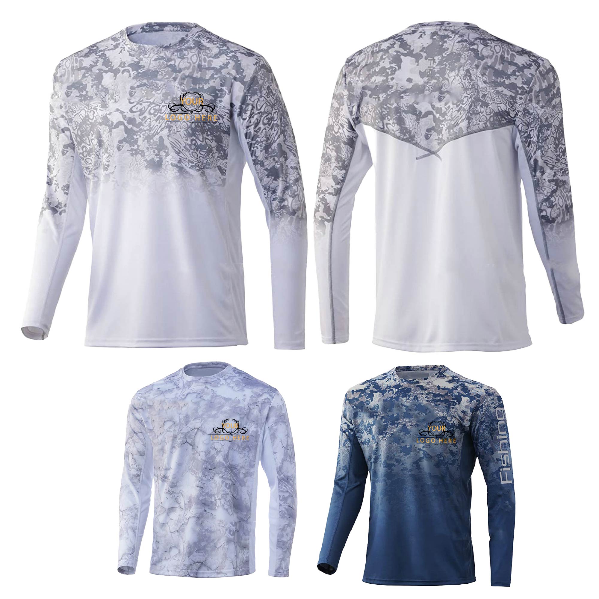Full Color Sublimated Sunproof Long Sleeve Fishing T-Shirt 2