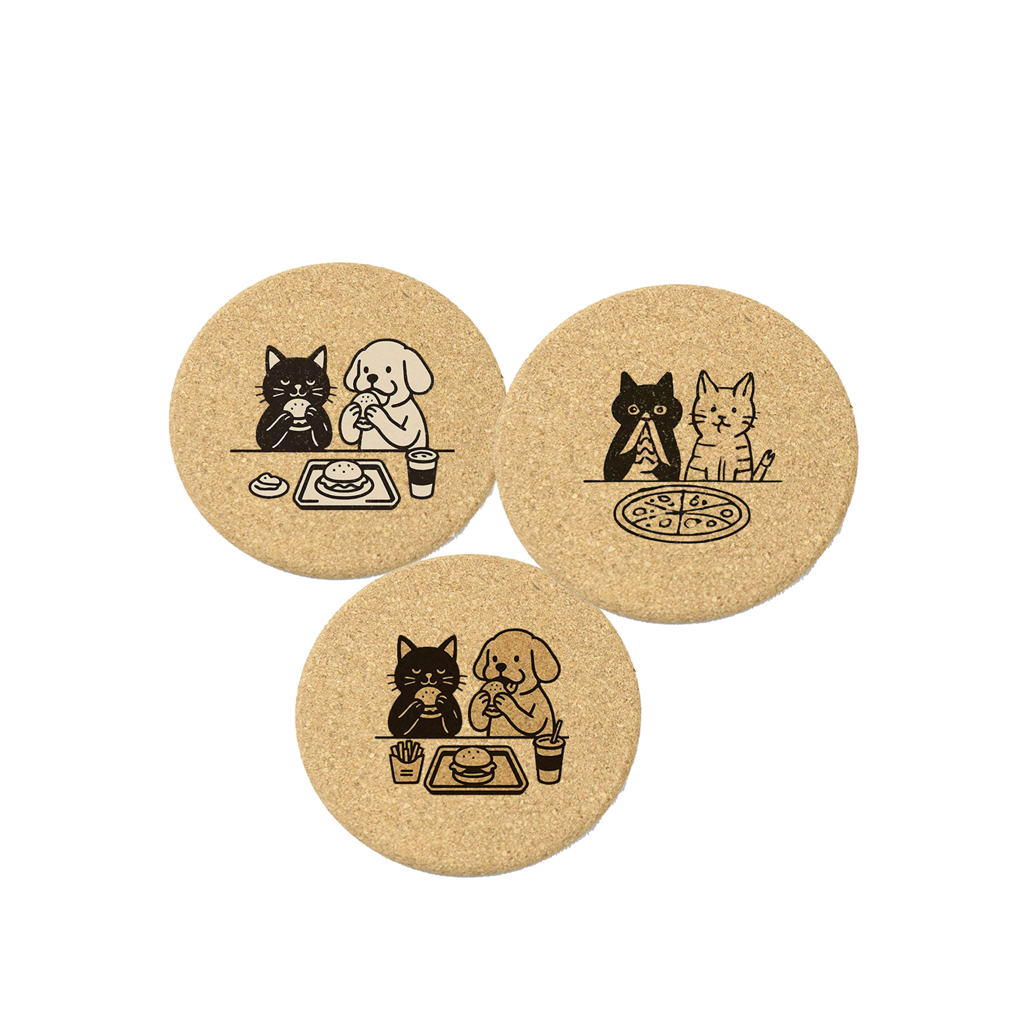 Round Cork Coaster 2