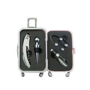 4 In 1 Suitcase Wine Opener With Corkscrew Blade And Handle 11