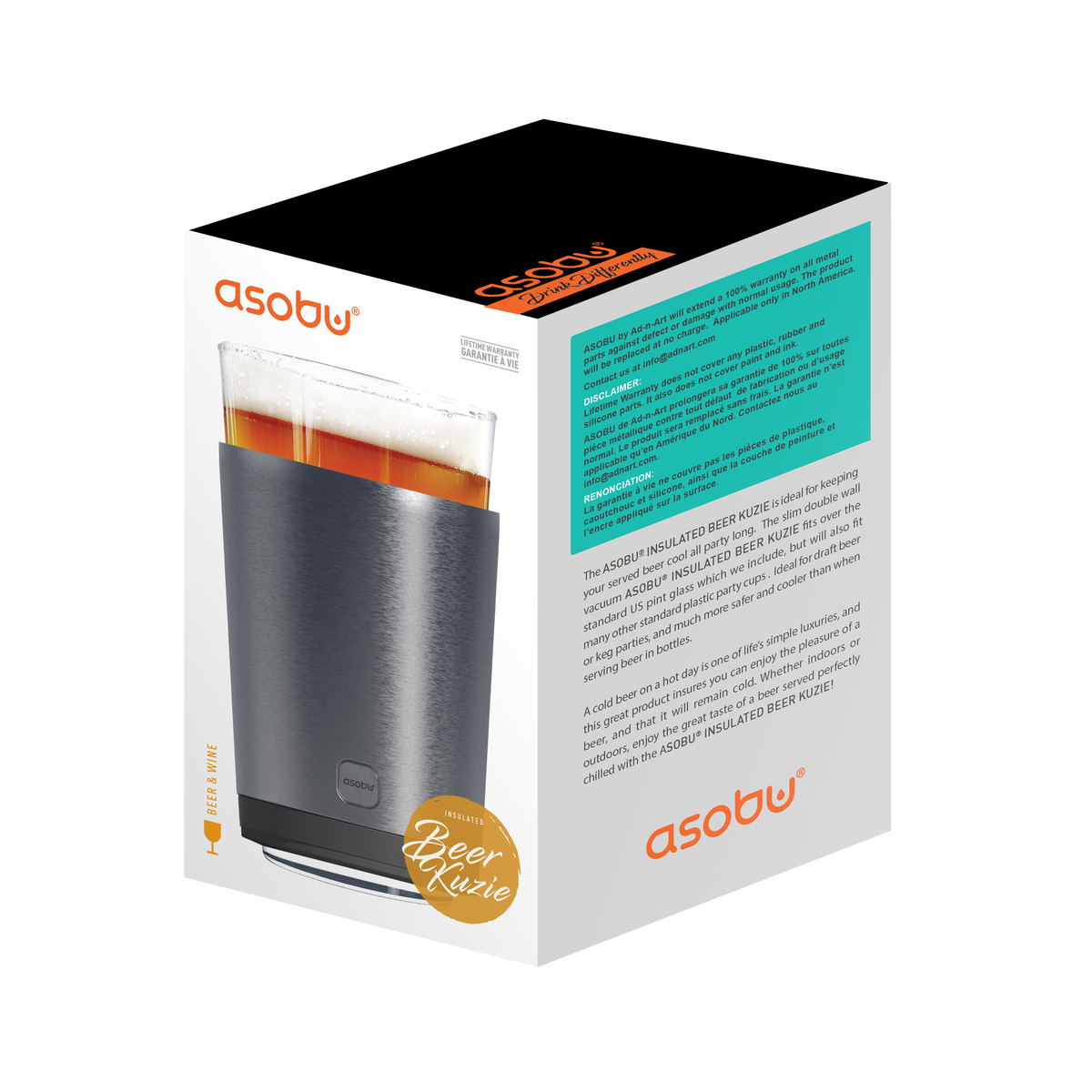 Asobu 16 Oz. Beer Kuzie 22