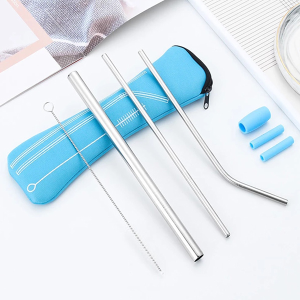 Drinking straw sucker sets Portable Reusable 4-Piece 1