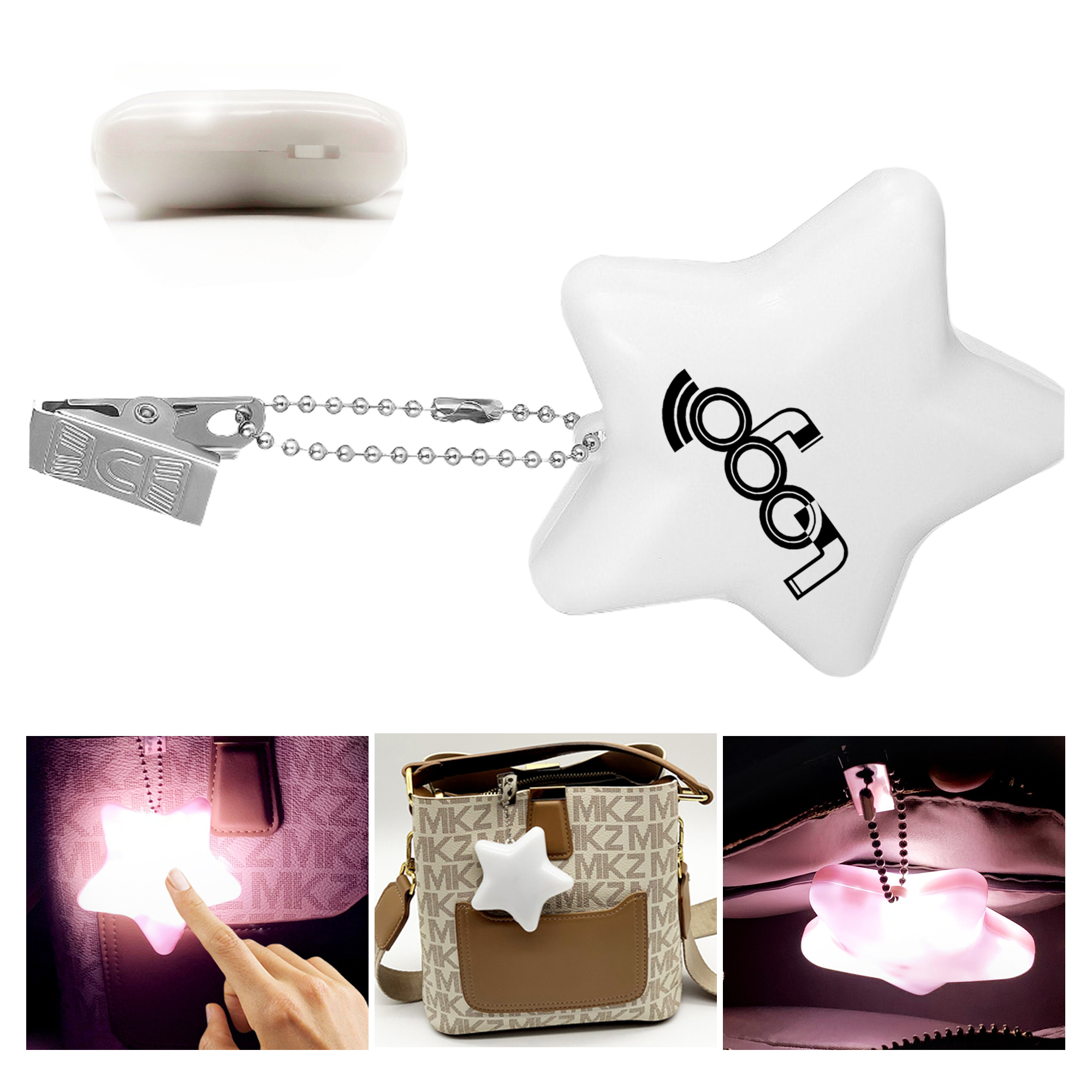 Portable Star LED Light with Clip for Backpacks 1