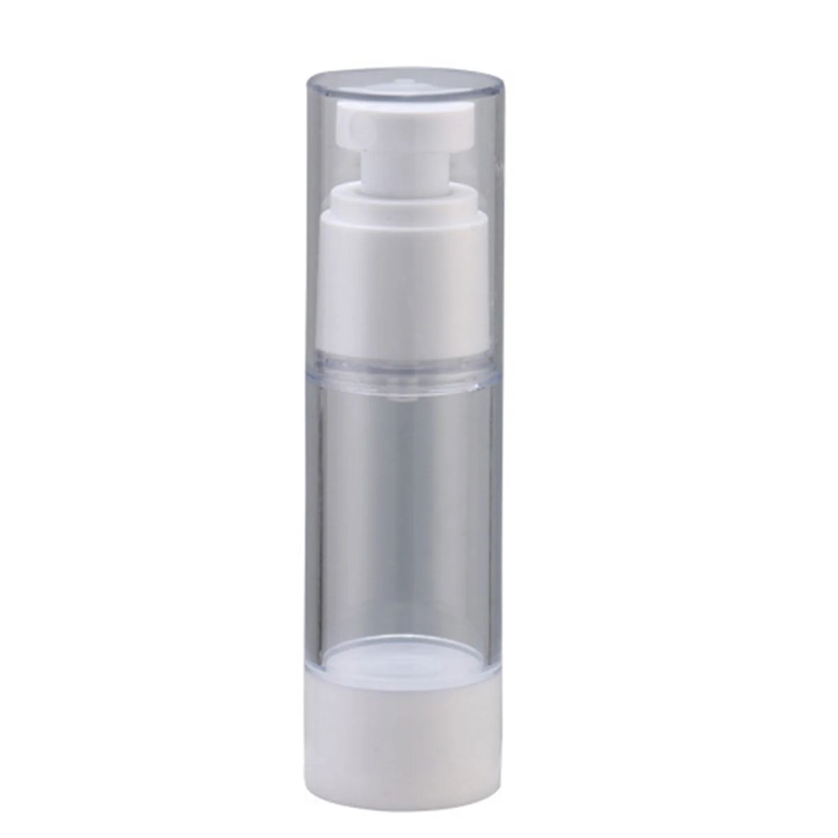 Transparent Press Type Vacuum Bottle for Travel 3