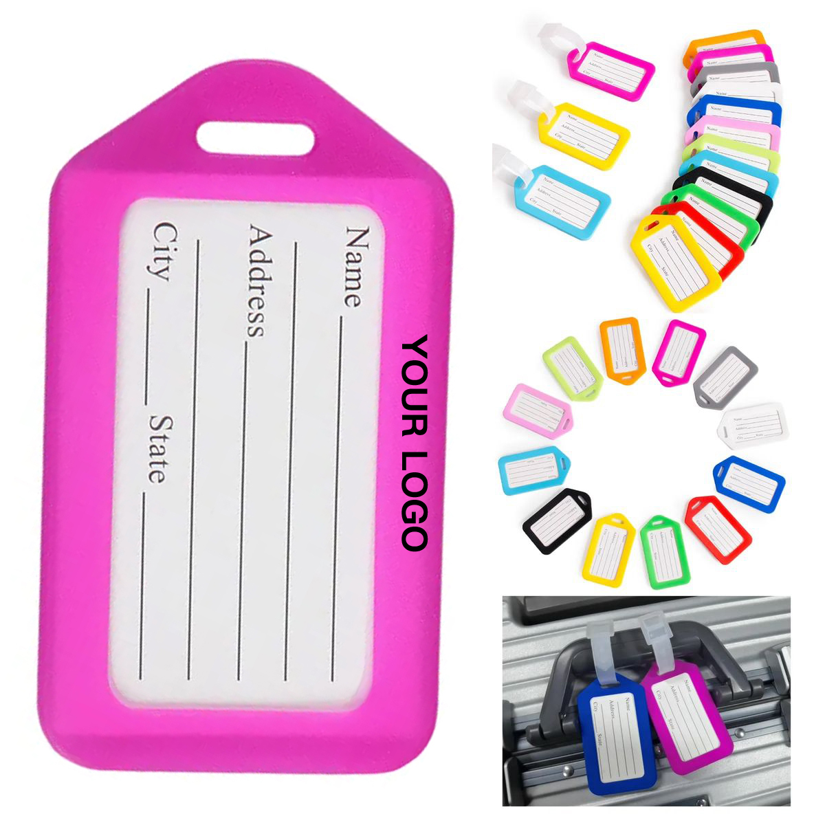 Lightweight ID Tag Holder for Travel Gear 2