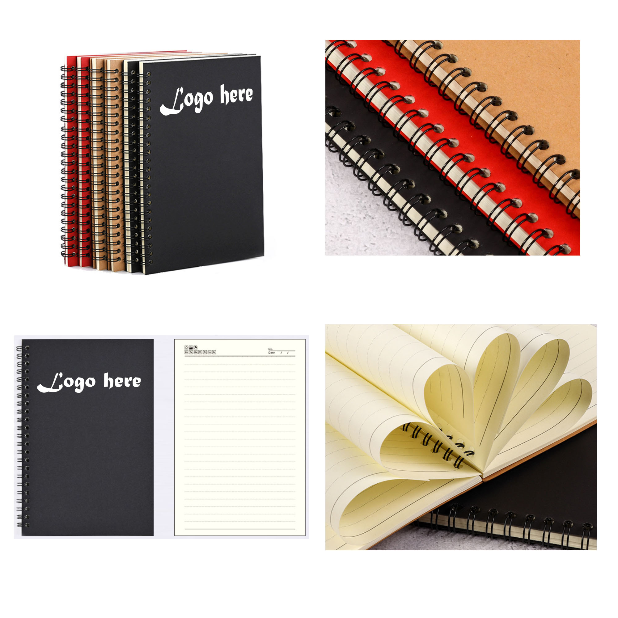 MOQ100 A5 Business Spiral Notepad 1