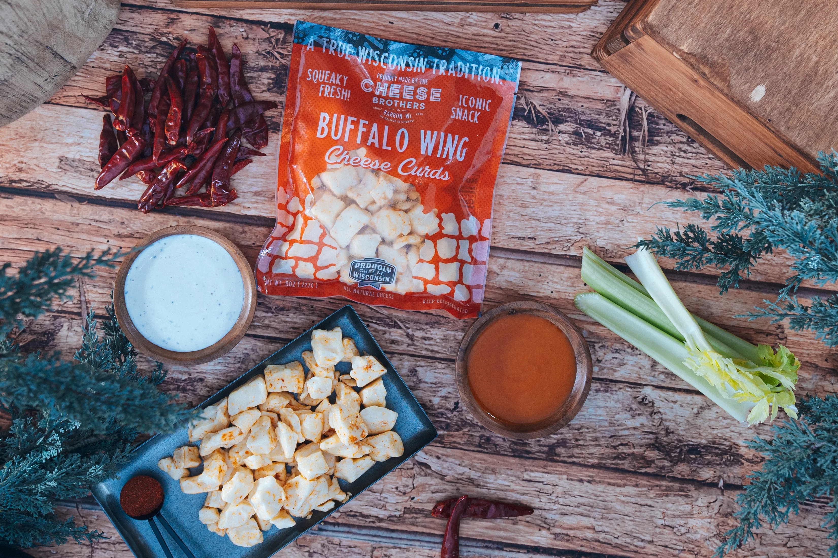 Cheese Bros. Wisconsin Cheese Curd Variety Pack Gift Box (9-Pack) 4