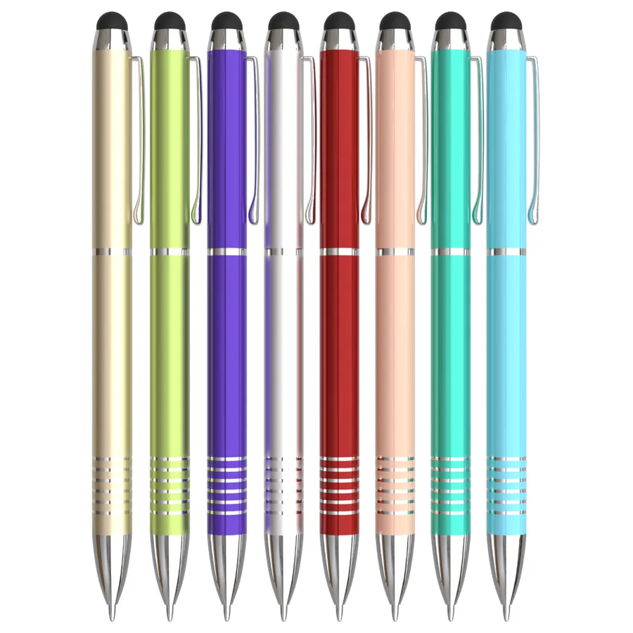 Lines Polish Metal Ball Pen 1