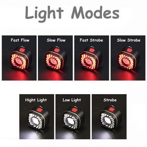RGB Lights Sensitive Rechargeable Head Flashlight 3