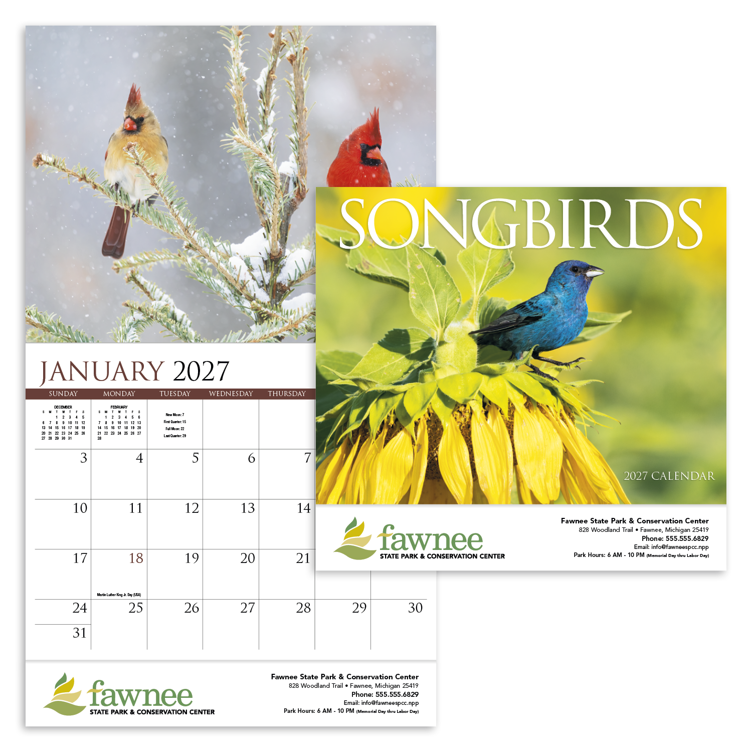 HotLine® Products Songbirds Appointment Calendar - Stapled 54