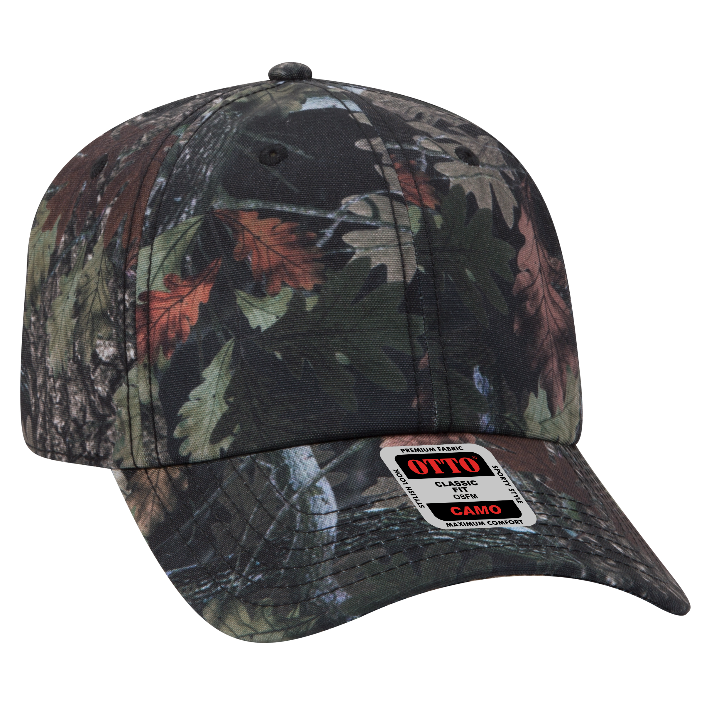 OTTO CAP Camouflage 6 Panel Low Profile Baseball Cap