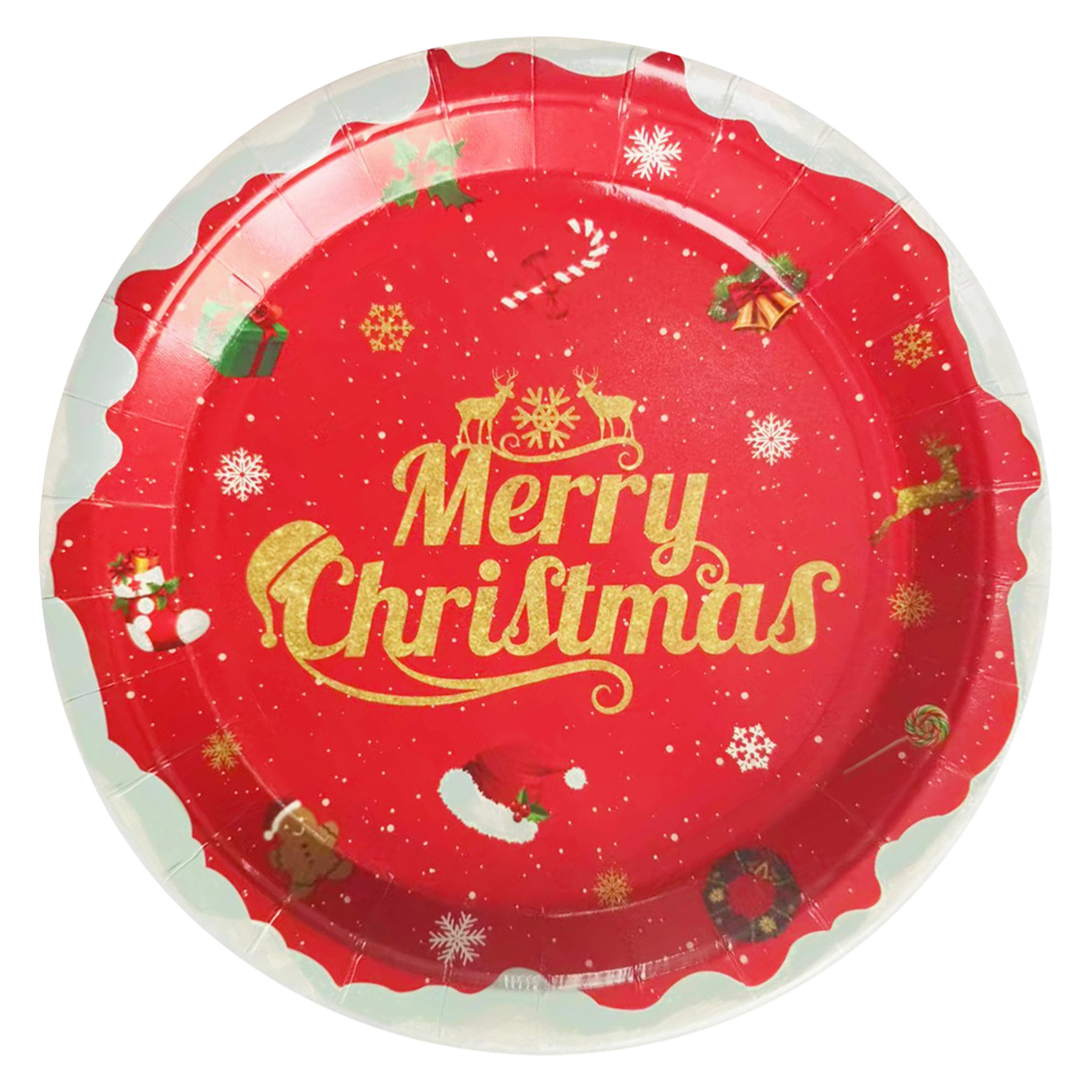 Disposable 9'' RoundPaper Plate 36