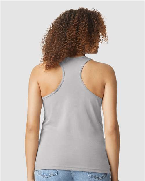Women's Softstyle® CVC Racerback Tank Top - 64220LCVC 65