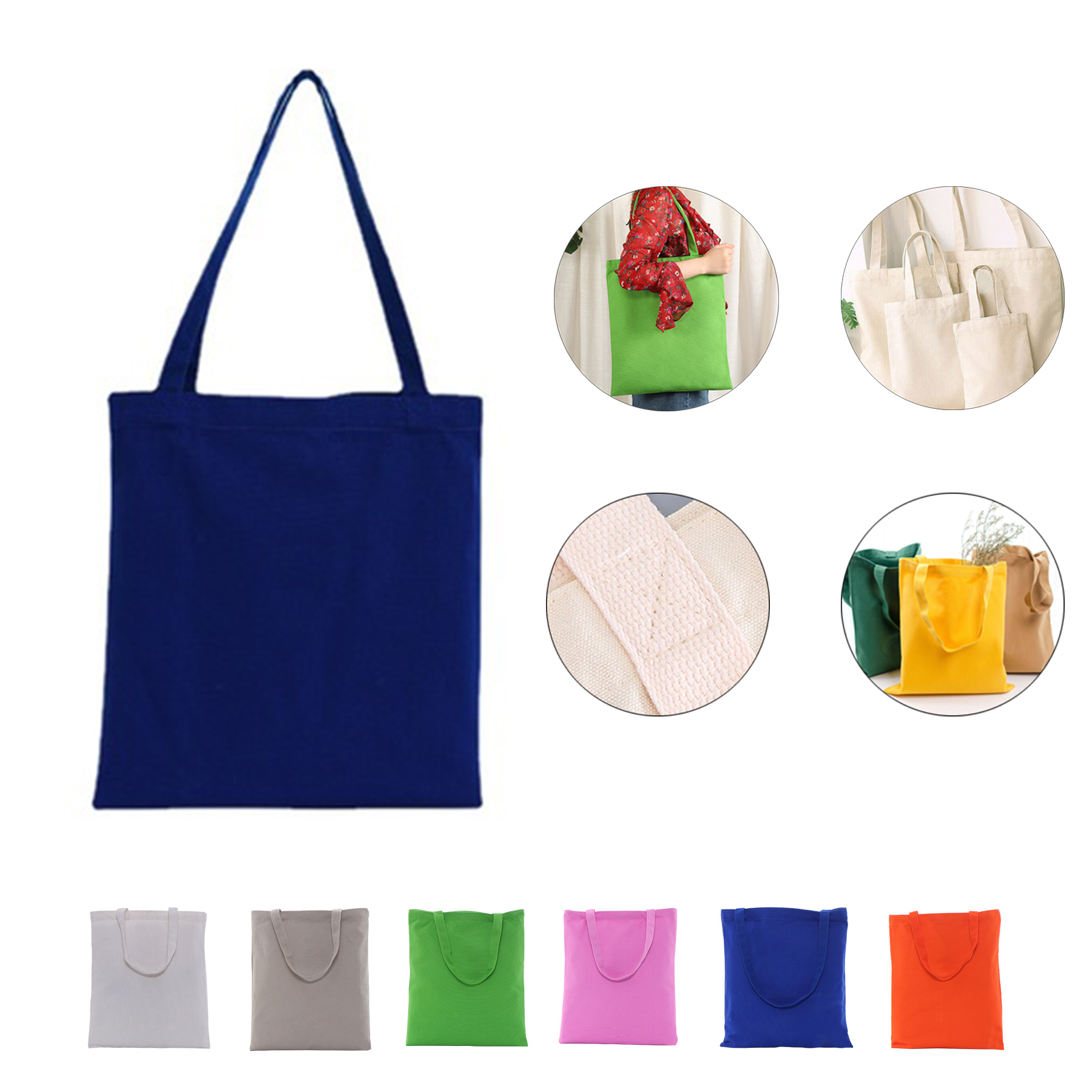Cotton Tote Canvas Bag, custom tote bag with logo imprint 2