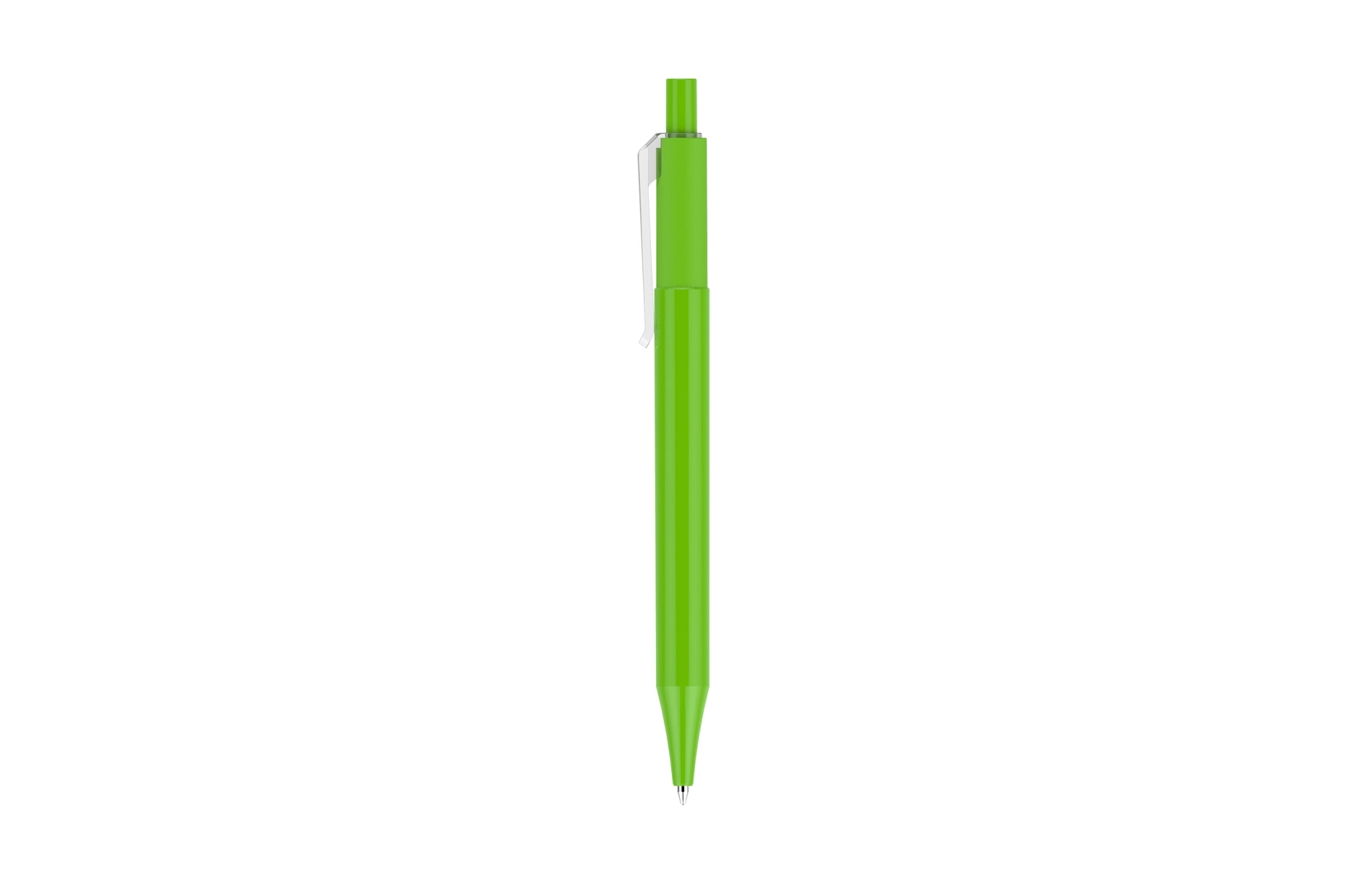 Rainbow Plastic Pens with clear clip 5