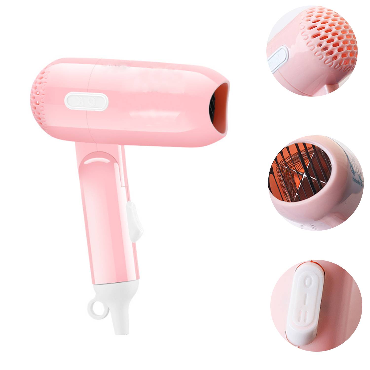 Portablefolding hair dryer 3
