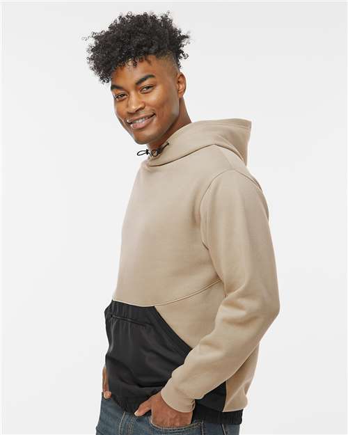 Unisex Mixed Media Hooded Sweatshirt - 23112 24