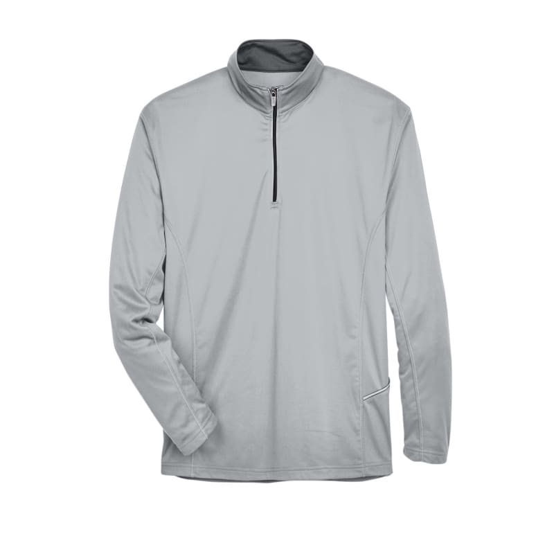 UltraClub Mens Cool & Dry Sport Quarter-Zip Pullover 3