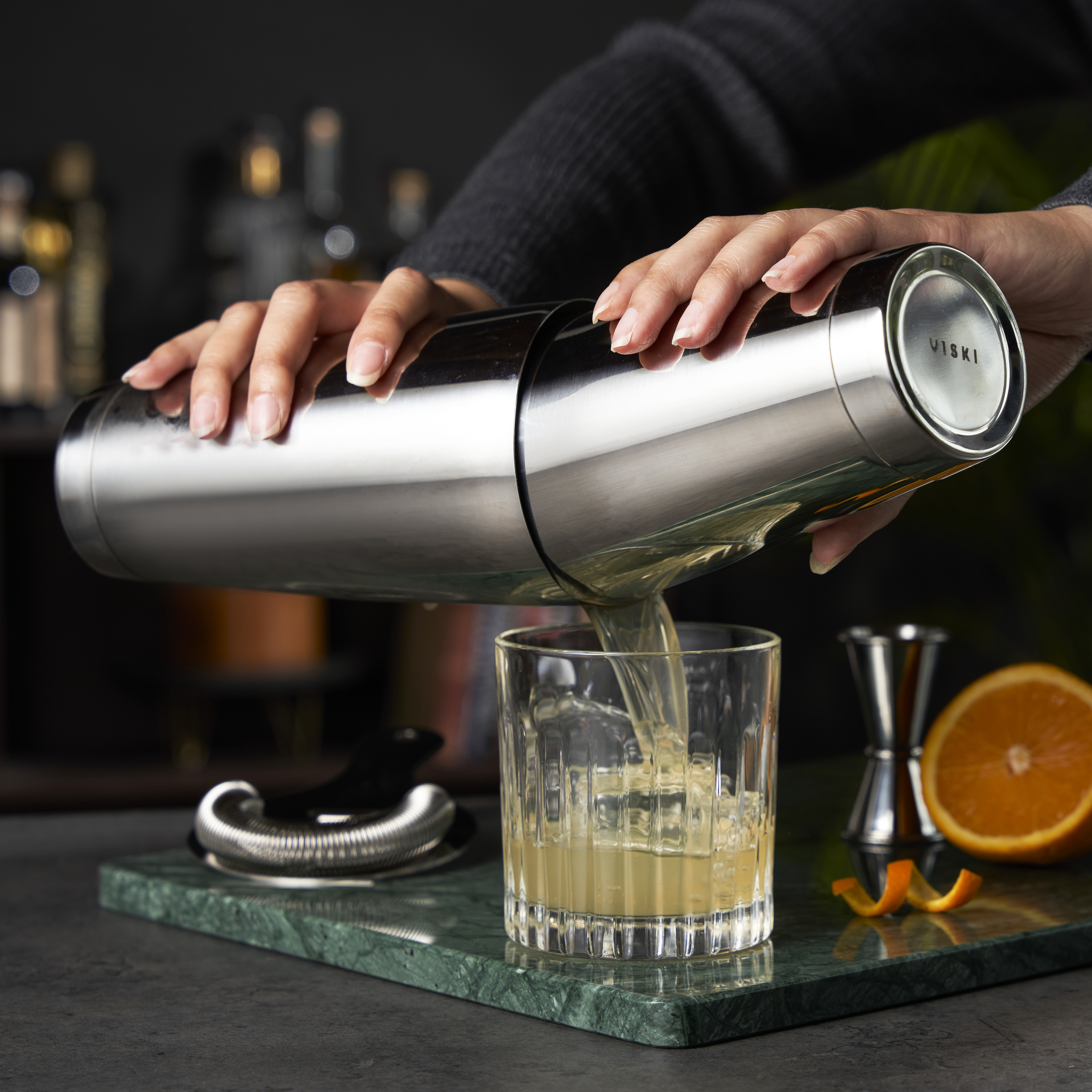 Viski® Stainless Shaker Tin Set 2