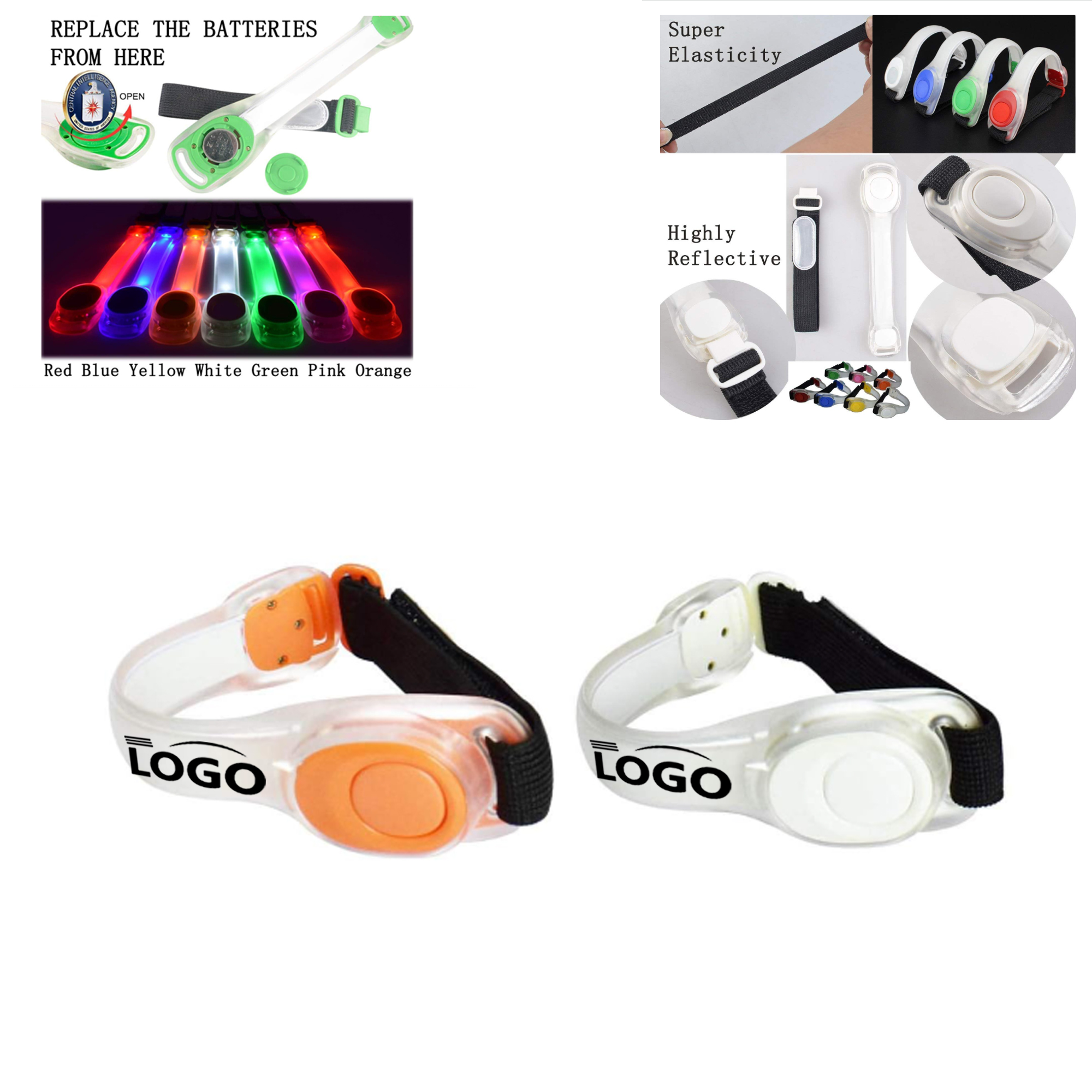 Led Luminous PVC Arm Strap 3